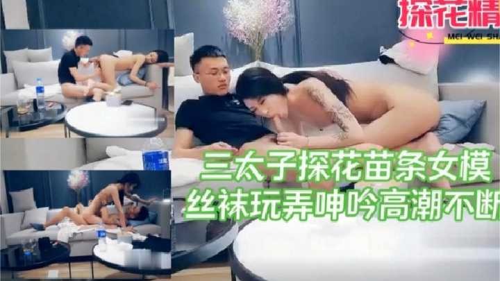 (八区)三太子探花苗条女模，丝袜玩弄呻吟高潮不断